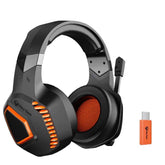 Meetion BTH014 Surround Sound 2.4G Wireless Bluetooth & Wired Gaming Headset -Black