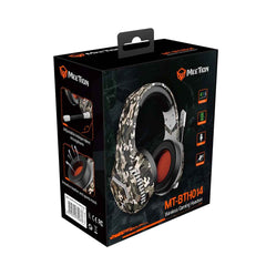 Meetion BTH014 Surround Sound 2.4G Wireless Bluetooth & Wired Gaming Headset -Yellow
