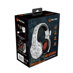 Meetion BTH014 2.4G Wireless Bluetooth & Wired Gaming Headset -White
