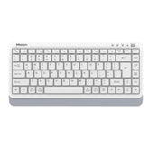 Meetion BTK500 Streamlined Dual - Mode Compact Wireless Keyboard - White with gaming keyboard
