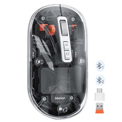 Meetion BTM005 Dual Mode 2.4G Bluetooth & Wireless Mouse -Black