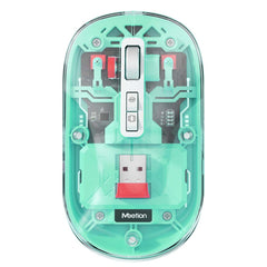 Meetion BTM005 Dual Mode 2.4G Bluetooth & Wireless Mouse -Green