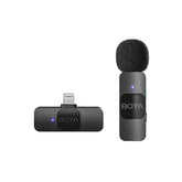 BOYA BY-V1 Ultracompact 2.4GHz iPhone Wireless Microphone System (One Mic)