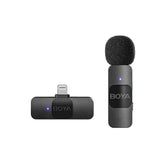 BOYA BY-V1 Ultracompact 2.4GHz iPhone Wireless Microphone System (One Mic)