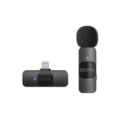 BOYA BY-V1 Ultracompact 2.4GHz iPhone Wireless Microphone System (One Mic)