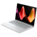 HP OmniBook 3 Laptop 16‑bu0039ne – Intel Core 3 100U, 6 Cores, 512GB PCIe Gen4 SSD, 8GB DDR5, 16" FHD+ IPS Display, Wi‑Fi 6 + BT 5.4, Glacier Silver