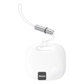 Baseus T2 Pro Bluetooth Key Finder Anti Loss Tracker With Replaceable Battery, 365 Day Smart Tag For Keys, Pets, Luggage Ios & Android White
