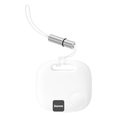 Baseus T2 Pro Bluetooth Key Finder Anti Loss Tracker with Replaceable Battery, 365 Day Smart Tag for Keys, Pets, Luggage Ios & Android White