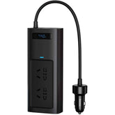 Baseus Car Inverter Dc 12v To Ac 220v 150w Auto Converter Type C Usb Fast Charging Charger Eu Socket Car Inverter Power Adapter Cn/eu Plug Black