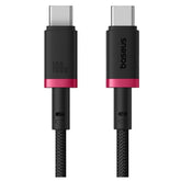Baseus Dura Series Fast Charging Cable Type-C to Type-C 100W 1M - RedBlack