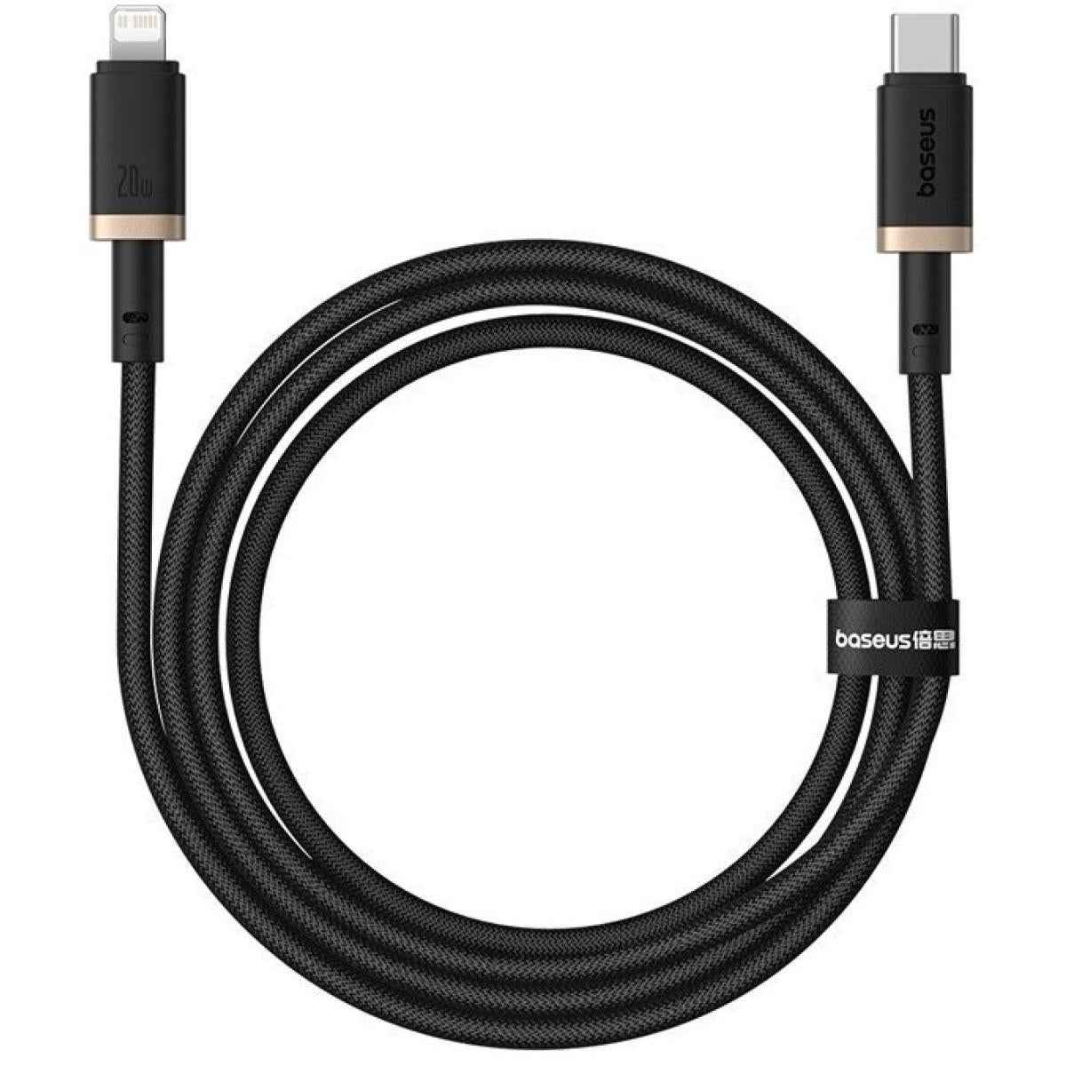 Baseus Dura Braided Usb C To Lightning Cable 20w 2m Black