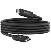 Belkin Conne USB4 Cable (4ft/1.2M Power Cable), USB-C to USB-C Cable w/ 240W Power Delivery + 20Gbps - USB4 Compliant Power Cable, Compatible with MacBook, Windows, Chromebook, & More - Black