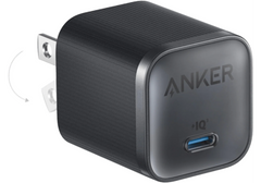 Anker Nano Charger A2692 – 45W GaN Fast Charger for iPhone, USB‑C Port, Samsung Super Fast Charging, ActiveShield Safety, Foldable Plug, Black - 18 Months Warranty