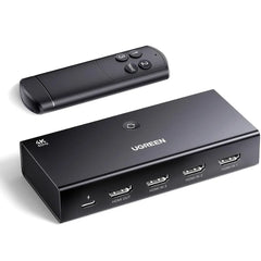 Ugreen 15376 Hdmi Switch 3 In 1 4k60hz With Remote Control