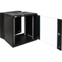 12U Wall Mount Network Server Cabinet 600x450x650mm – High-Capacity 19" Rack with 6-Socket PDU & Fan