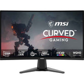 Msi Mag 32cq6f 32" Wqhd 2k Rapid Va Curved 1500r 180hz 0.5ms Hdr 400 Frameless Amd Freesync W/ 2x Hdmi & Display Port