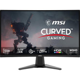 Msi Mag 32cq6f 32" Wqhd 2k Rapid Va Curved 1500r 180hz 0.5ms Hdr 400 Frameless Amd Freesync W/ 2x Hdmi & Display Port