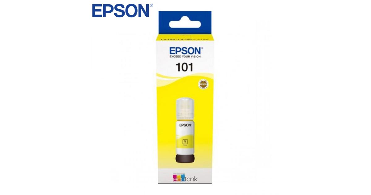 Epson 101 ECOTANK YELLOW INK BOTTLE C13T03V34A - CompuMe