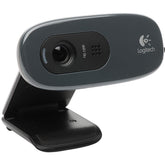 Logitech C270 Hd Webcam 720p Widescreen Hd Video Calling Light Correion Noise Reducing Mic For Skype, Facetime, Hangouts, Webex Black