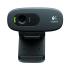 Logitech C270 HD Webcam 720p Widescreen HD Video Calling Light Correion Noise-Reducing Mic For Skype, FaceTime, Hangouts, WebEx - Black