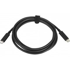 Lenovo USB-C to USB-C Data Cable 4K 2M For USB-C Dockstation & Other USB-C Devices - Black