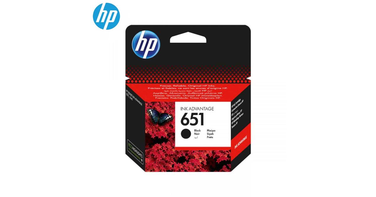 HP 651 Black Original Ink Advantage Cartridge C2P10AE - CompuMe