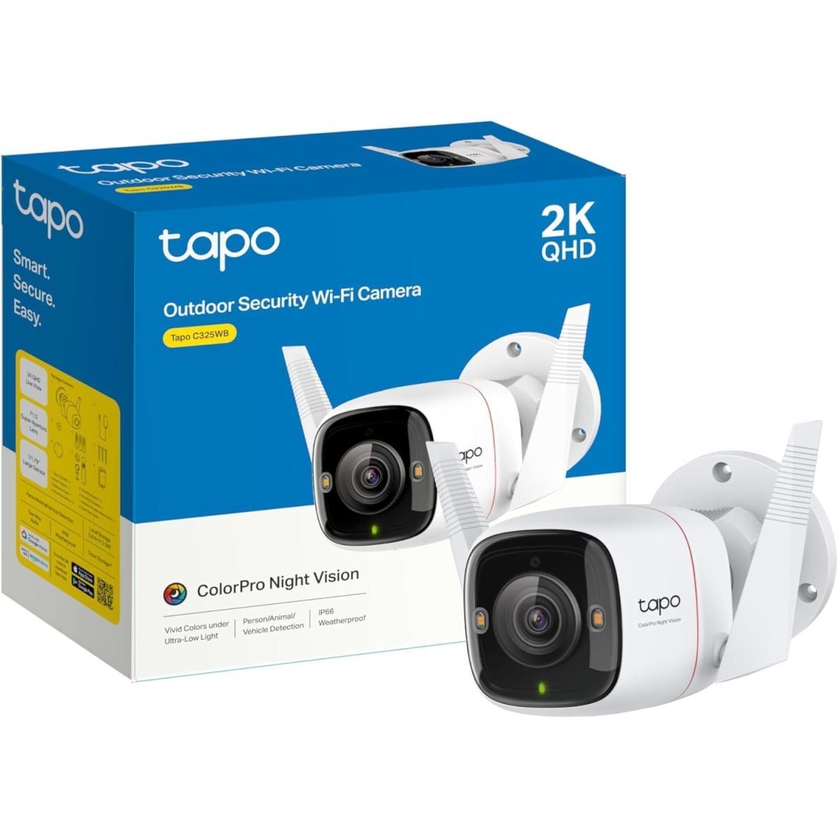 Tp Link Tapo Colorpro C325wb 2k Qhd Security Camera Outdoor Wireless Daylight Clarity At Night Person/pet/vehicle Deteion Cloud/sd Card Storage, Local/cloud Storage | 127° Fov | Built In Siren Tp Link Tapo Colorpro C325wb 2k Qhd Security Camera Outdoor Wireless Daylight Clarity At Night Person/pet/vehicle Deteion Cloud/sd Card Storage, Local/cloud Storage | 127° Fov | Built In Siren
