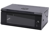 4U Slimline Wall Mount Network Rack 550x400x210mm – Compact Server Cabinet with PDU & Fan