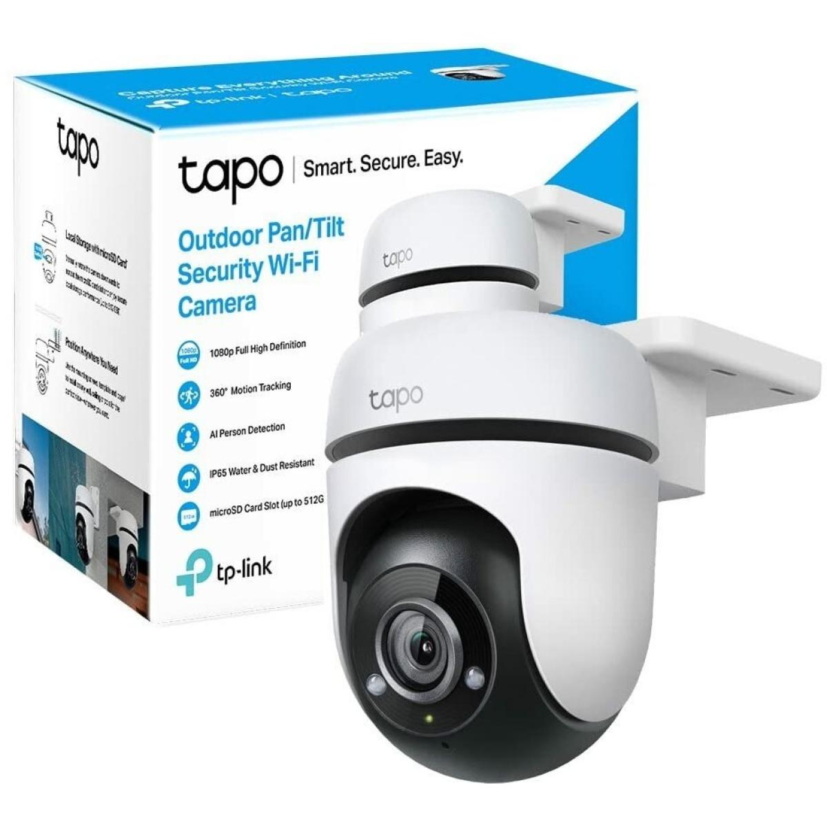 Tp Link Tapo C500 1080p Full Hd 2mp Outdoor Pan/tilt Security Wi Fi Camera, 2 Way Audio, 360 Motion Deteion, Ip65 Weatherproof, Night Vision, Cloud &sd Card Storage, Works With Alexa & Google Home - CompuMe Tp Link Tapo C500 1080p Full Hd 2mp Outdoor Pan/tilt Security Wi Fi Camera, 2 Way Audio, 360 Motion Deteion, Ip65 Weatherproof, Night Vision, Cloud &sd Card Storage, Works With Alexa & Google Home - CompuMe