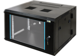 6U Wall Mount Server Rack Cabinet 600x450x350mm – Professional 19" Enclosure with 4-Socket PDU & Fan