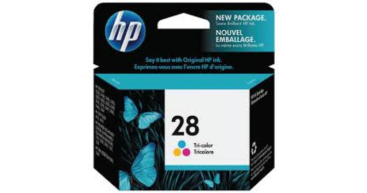 HP C8728AE (28) Tri-Color Ink Cartridge (Original) - CompuMe