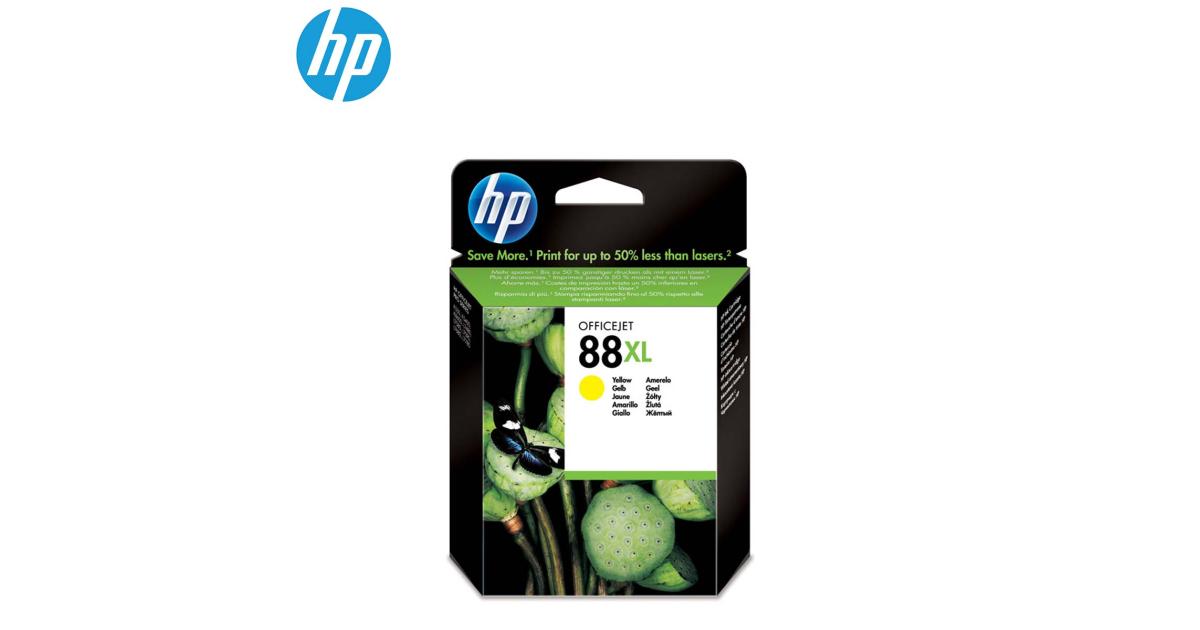 HP C9393AE (88XL) High Yield Yellow Ink Cartridge (Original) - CompuMe