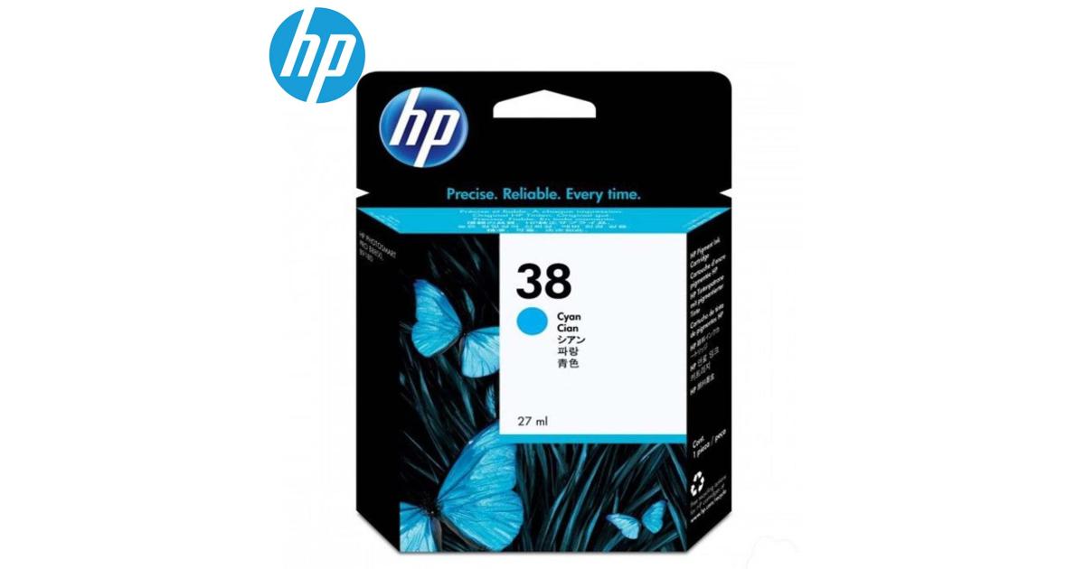 HP C9415A (38) Cyan Ink Cartridge (Original) - CompuMe