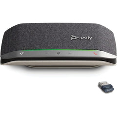Poly Sync 20+ Personal Portable Bluetooth Smart Speakerphone Usb A Bluetooth Adapter Conne Wirelessly To Pc/mac/cell Phone Works W/teams, Zoom