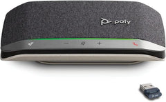 Poly Sync 20+ Personal Portable Bluetooth Smart Speakerphone Usb A Bluetooth Adapter Conne Wirelessly To Pc/mac/cell Phone Works W/teams, Zoom