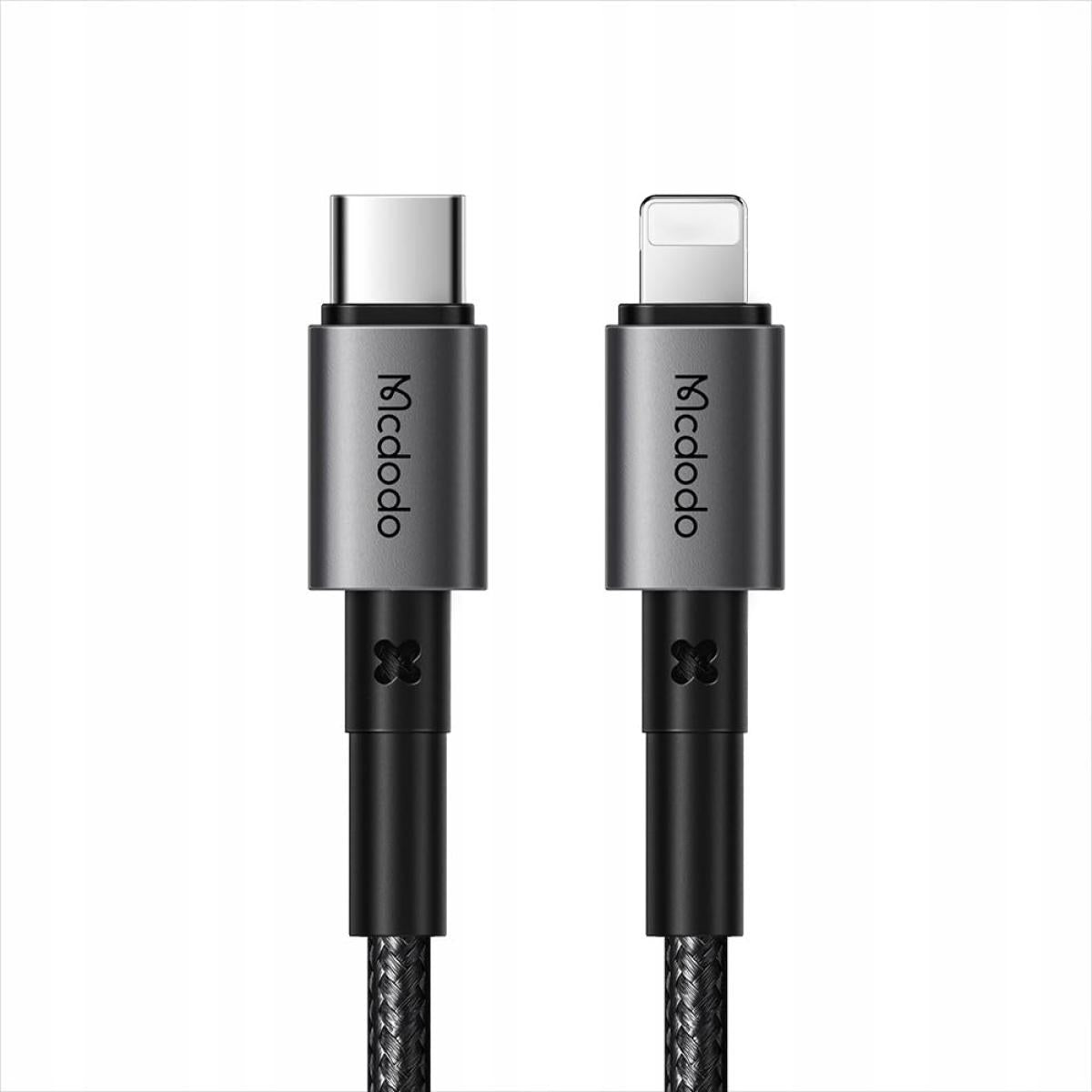 Mcdodo Ca 2851 36w Pd Type C To Lightning Fast Charging Data Cable 1.8m Black - CompuMe