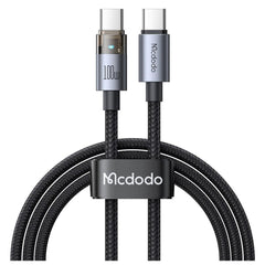Mcdodo Ca 5580 100w Type C Super Fast Charge & Data Cable With Charge Light (1.2m) Black