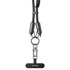 Mcdodo Ca 6820 Usb C To Lightning Cable, Pd 36w Rapid Charging, Iphone Cable, High Speed Data Transfer, Mobile Strap, Shoulder Strap/neck Strap, Type C Lightning Cable, Multi Cable 1.2m Black