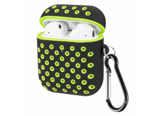 AirPods 1 & 2 Case With Hook - Yellow & Black