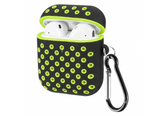 AirPods 1 & 2 Case With Hook - Yellow & Black