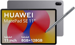 Huawei Mate Pad SE 11, 8GB & 128GB, 11Inch, Pen, Grey - 53014GYQ