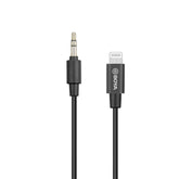 BOYA BY - K1 3.5mm Male to Apple MFi Male Certified Lightning Adapter Cable (20cm)