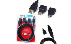 HDMI 3 In 1 HDMI to Mini/micro HDMI Adapter Cable, HDMI cable