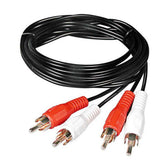 2 RCA Male to 2 RCA Male Stereo Audio Cable-1.5m