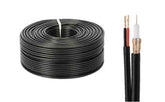 Coaxial RG59 Cable 200 meter Without Power White, cables