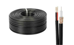 Coaxial RG59 Cable 200 meter Without Power White, cables