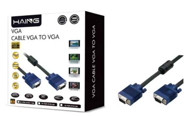 Haing Cb Vga 15 meter HD15 Male to Male Vga Video Cable for Tv Computer Monitor 15 meter