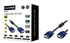 Haing Cb Vga 15m Hd15 Male To Male Vga Video Cable For Tv Computer Monitor 15m
