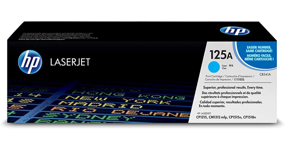 HP 125A Laser Toner Cartridge Cyan (Original) - CompuMe