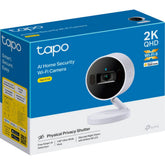 TP-Link Tapo C125 2K QHD 140° AI Smart Home Security Wi-Fi Camera Motion & Person Deteion Notification Physical Privacy Shutter 940nm IR LED Two-Way Audio